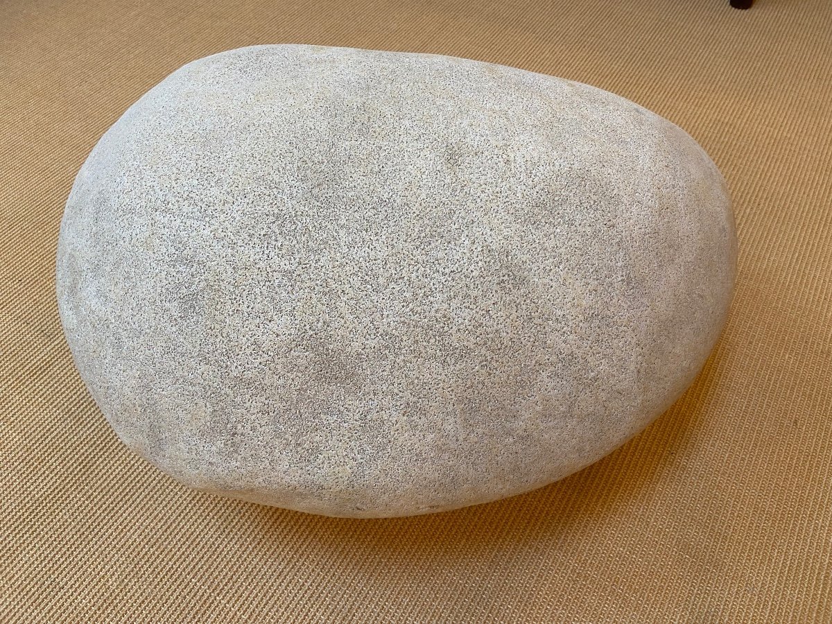 Large Pebble Lamp "dora" By André Cazenave, Atelier A, Circa 1970-photo-3