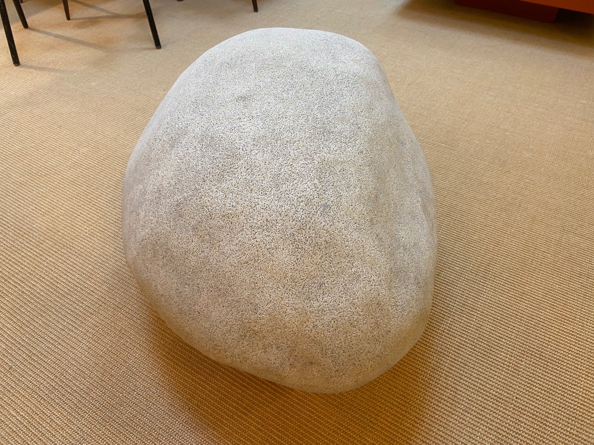 Large Pebble Lamp "dora" By André Cazenave, Atelier A, Circa 1970-photo-2