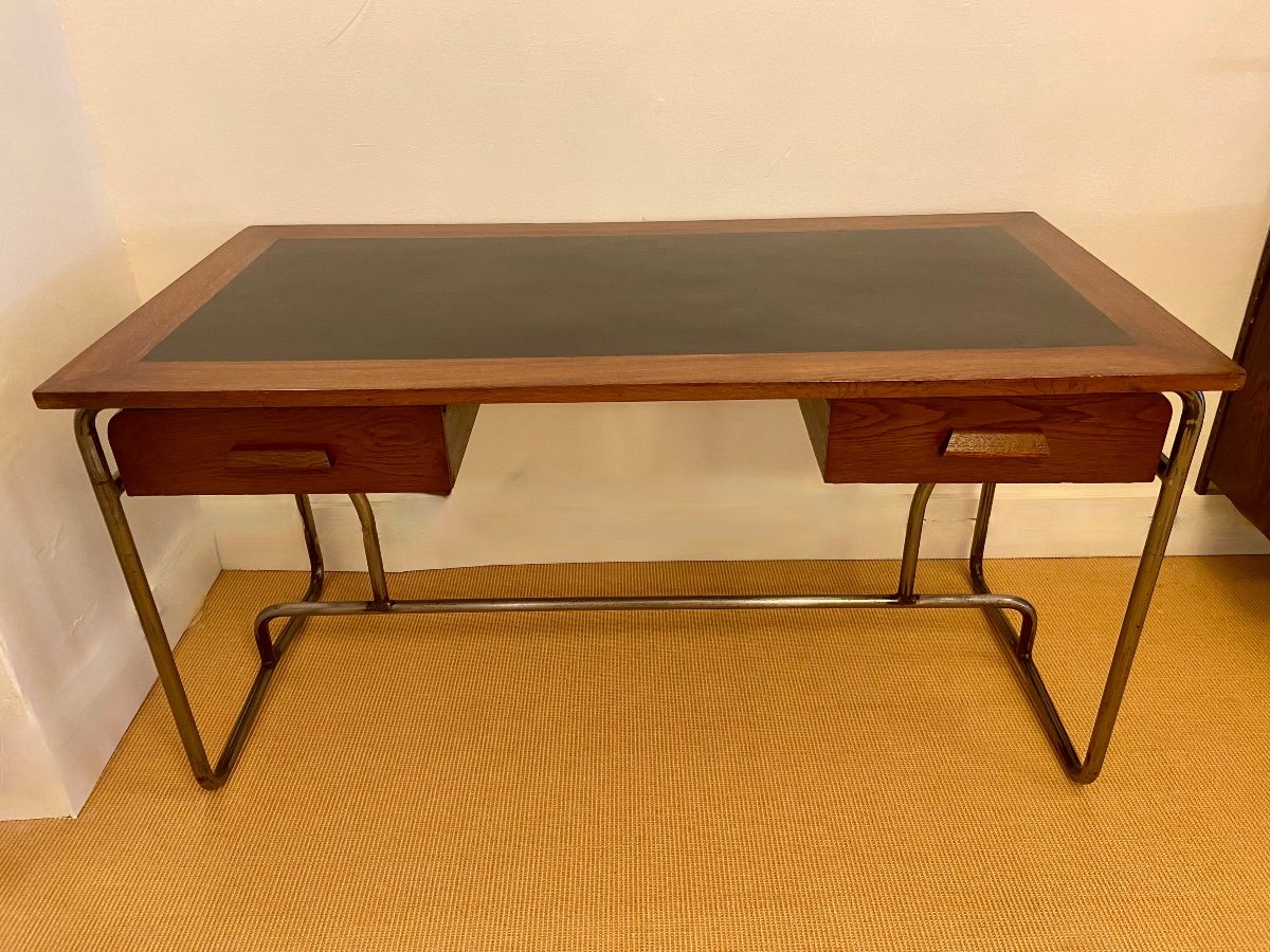 Modernist Desk Dating From The 1940s/1950s-photo-4