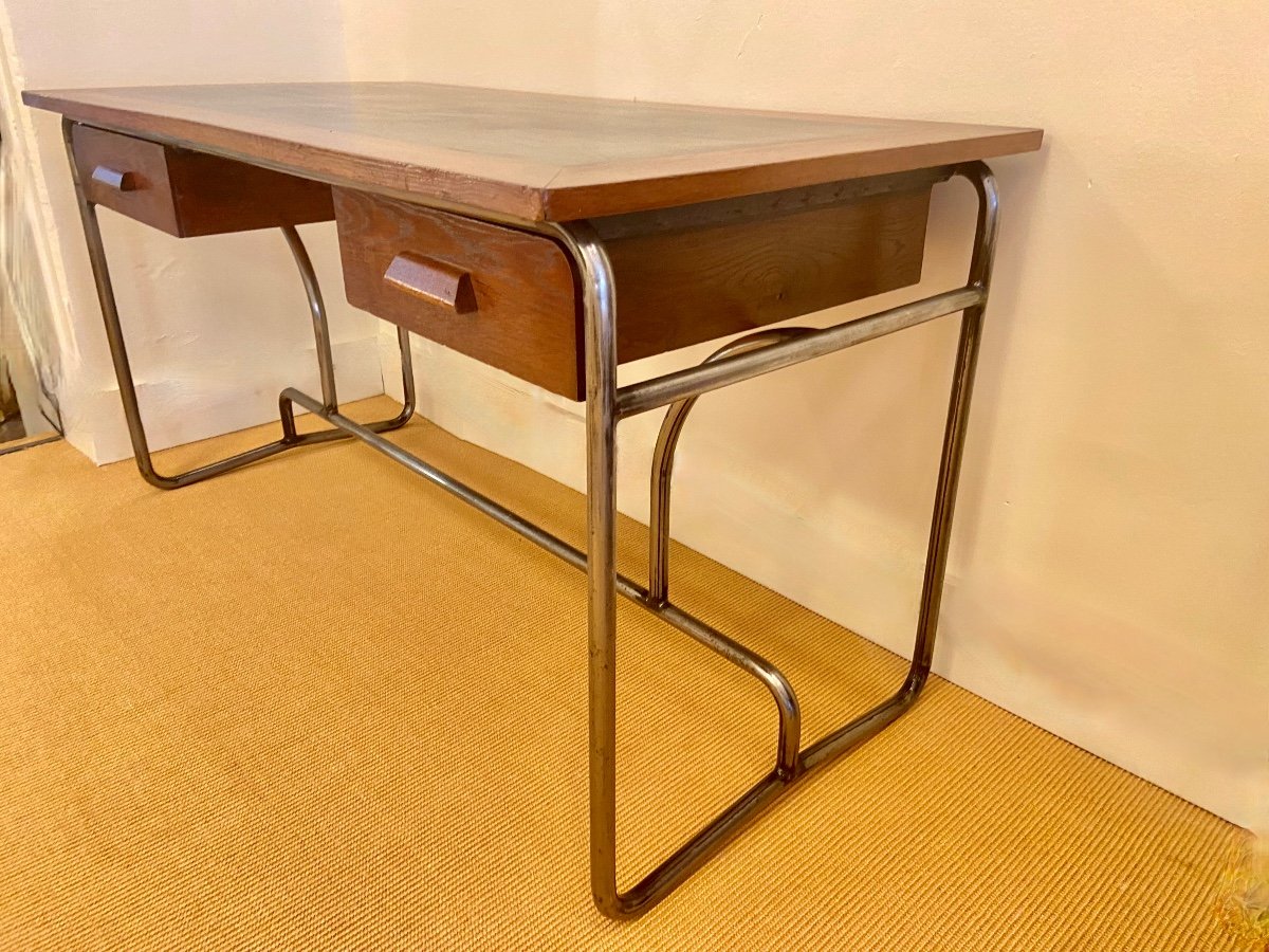 Modernist Desk Dating From The 1940s/1950s-photo-2