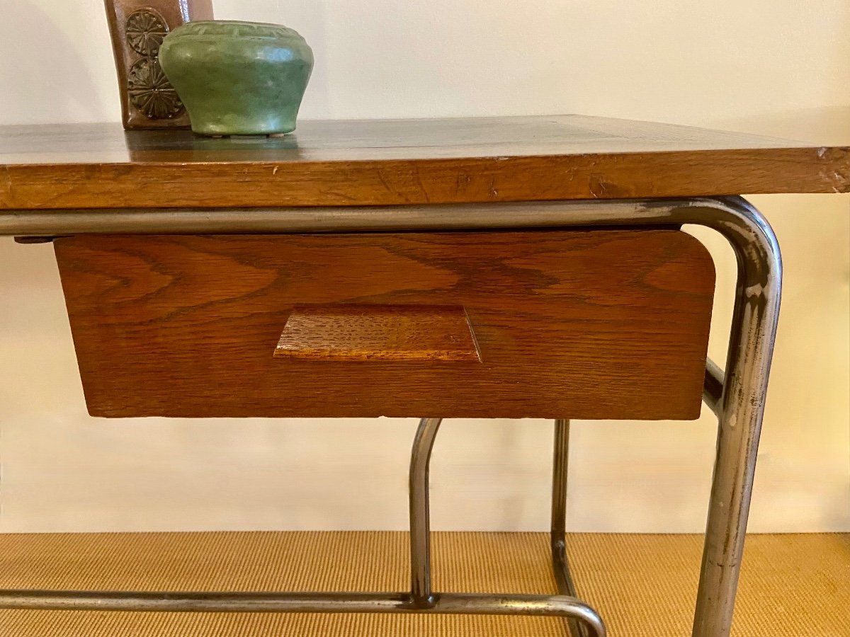 Modernist Desk Dating From The 1940s/1950s-photo-4