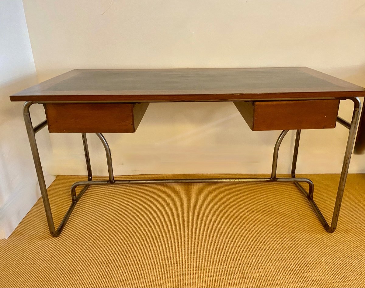 Modernist Desk Dating From The 1940s/1950s-photo-5