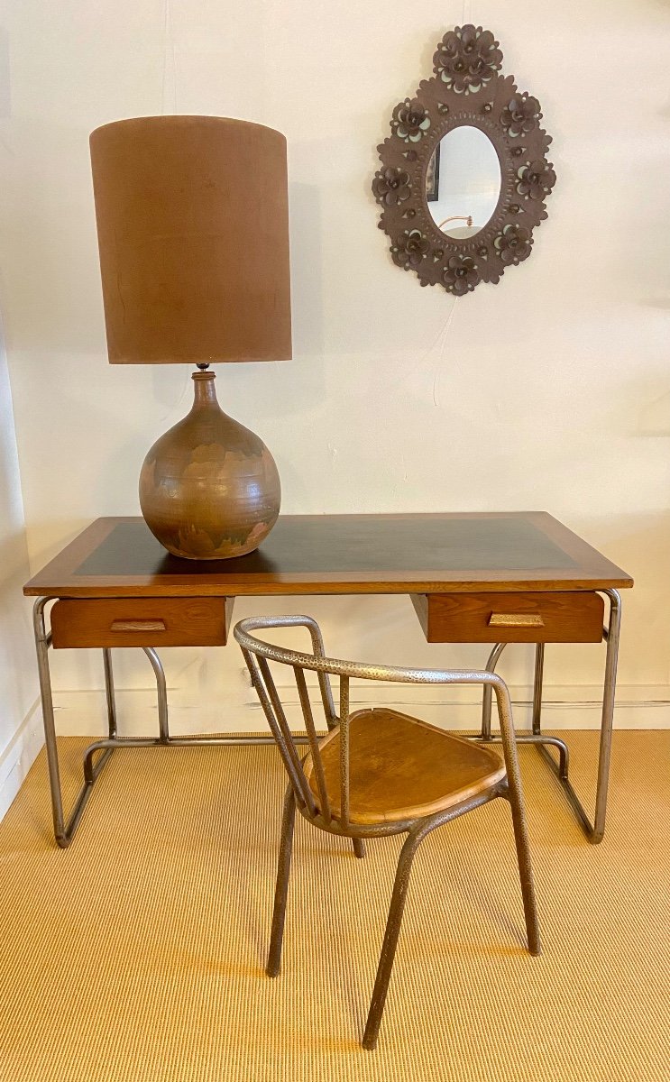 Modernist Desk Dating From The 1940s/1950s-photo-7