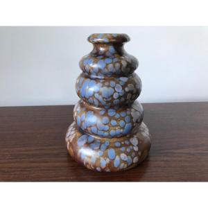 Speckled Ceramic Vase, Belgium, Circa 196o.