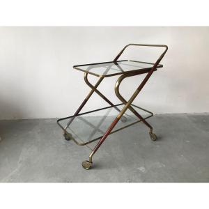 Trolley Or Rolling Table By Cesare Lacca, Italy, Circa 1950.