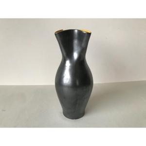 Ceramic Vase From The Cab Factory (bordeaux Art Ceramics).