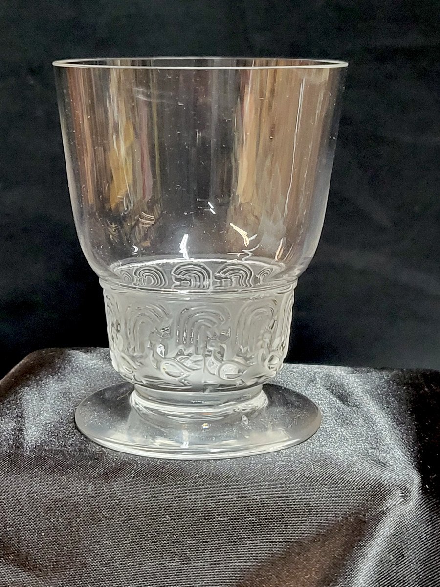 René LALIQUE, verre à Porto ou à cocktails "BANTAM".