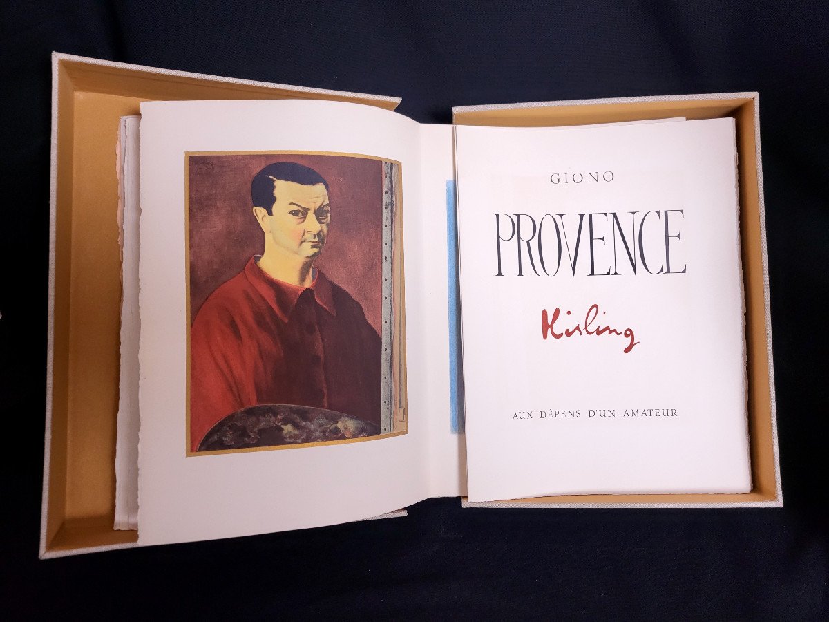 Giono "provence" Illustrated By Moïse Kisling, Paris, Klein 1954