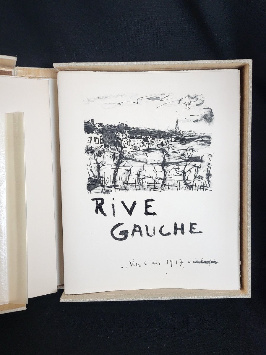 Vlaminck (maurice De) & Salmon (andré). Rive Gauche, Paris, Chez l'Auteur, 1951.-photo-3