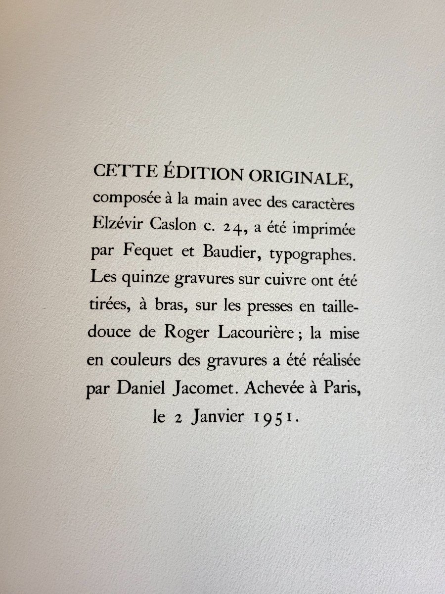 Vlaminck (maurice De) & Salmon (andré). Rive Gauche, Paris, Chez l'Auteur, 1951.-photo-6