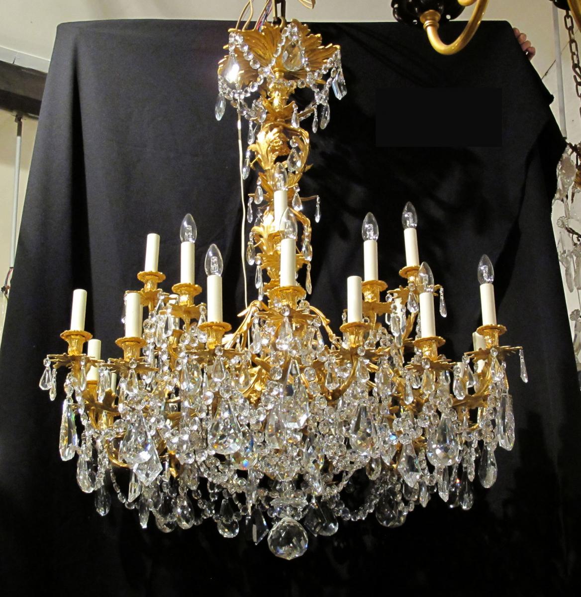 Grand Lustre de Style LXV  rocaille 