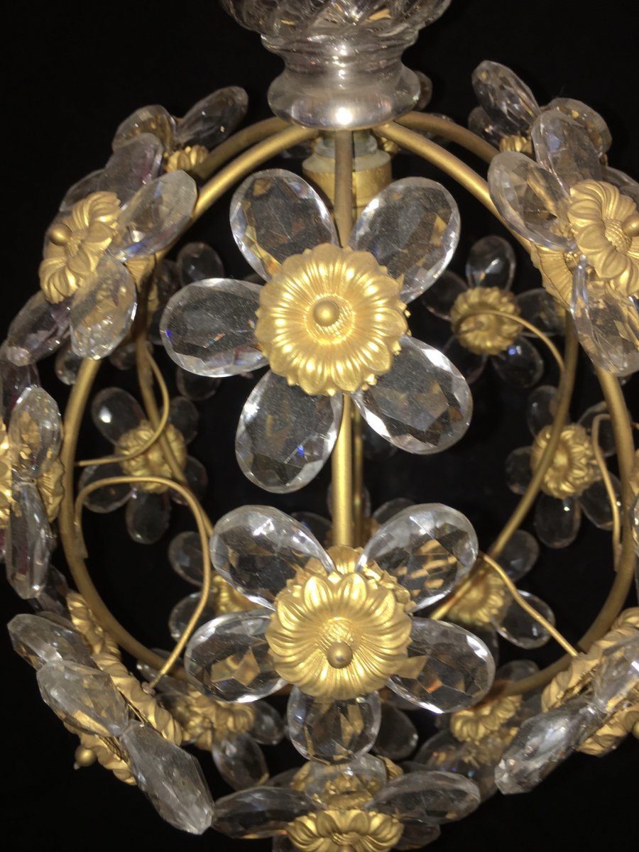 Ball Crystal Chandelier Baguès Style -photo-2