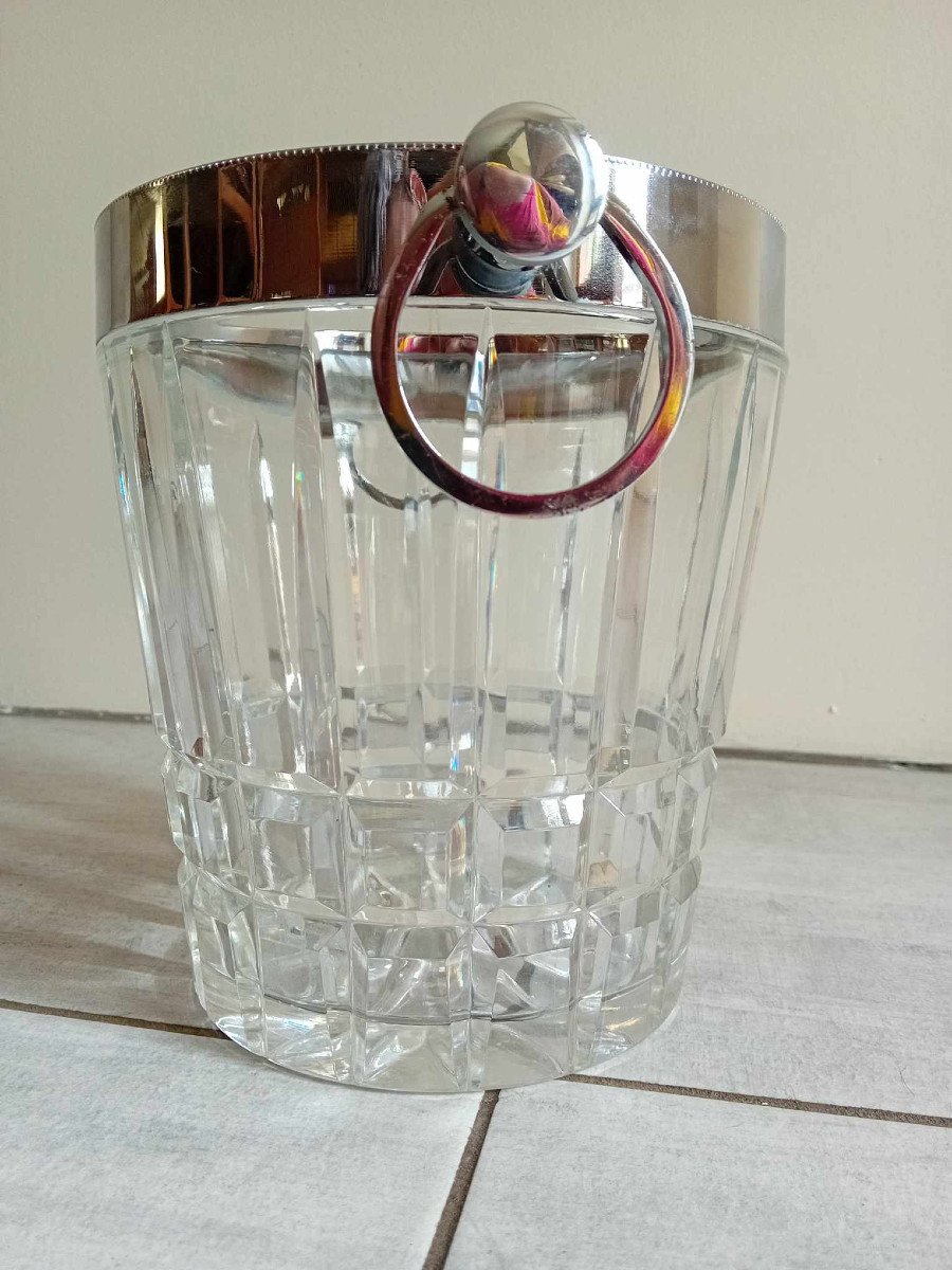 70s Crystal Champagne Bucket-photo-2