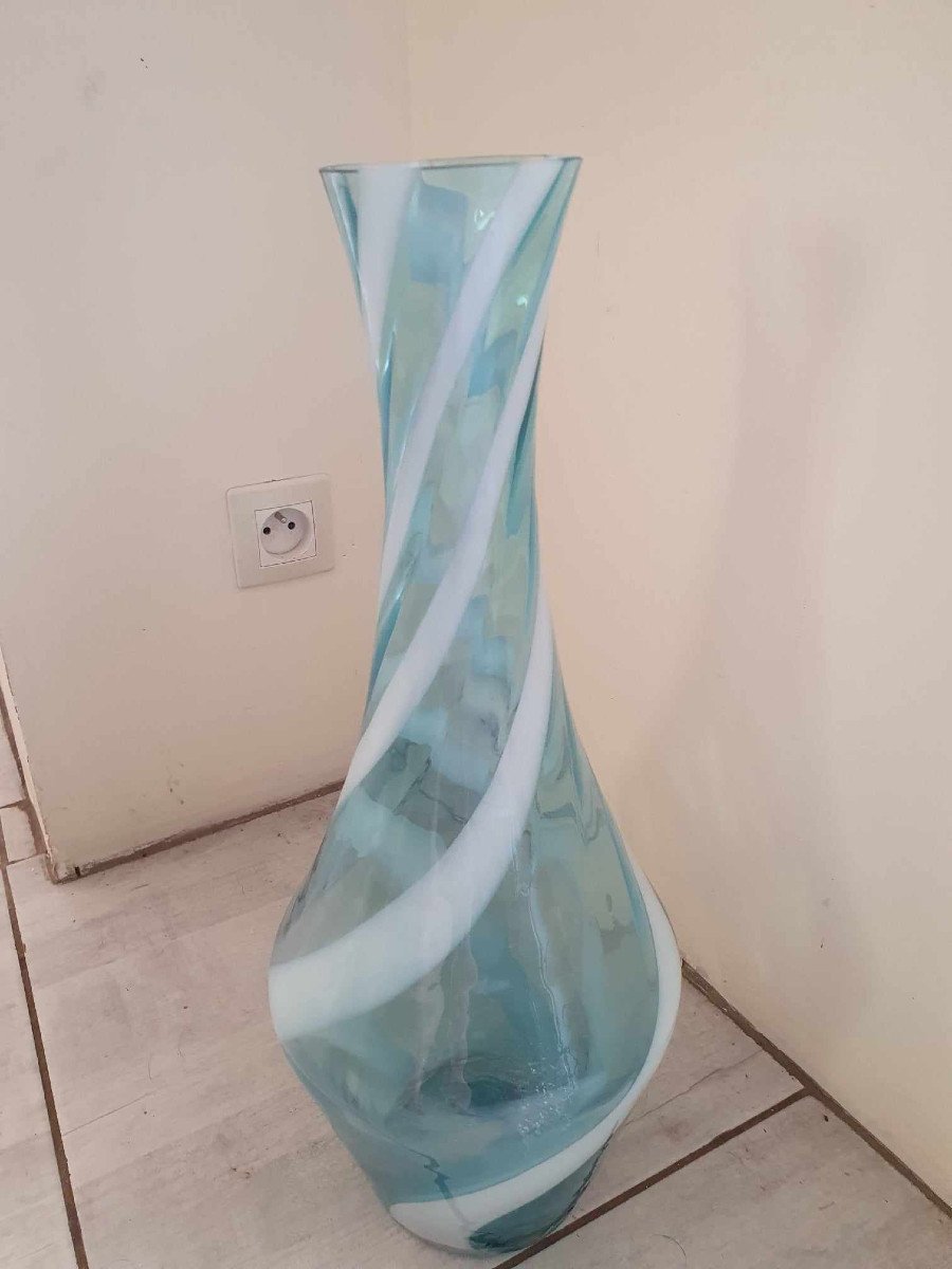 Grand Vase Murano Multicouches-photo-4