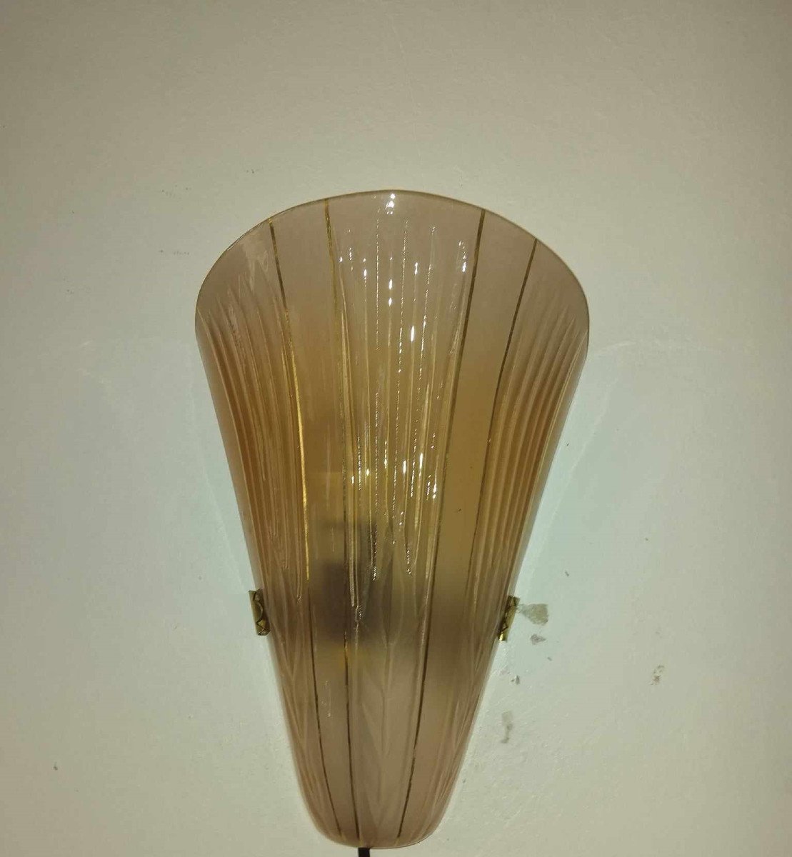 Suite Of 3 Art Deco Sconces-photo-3