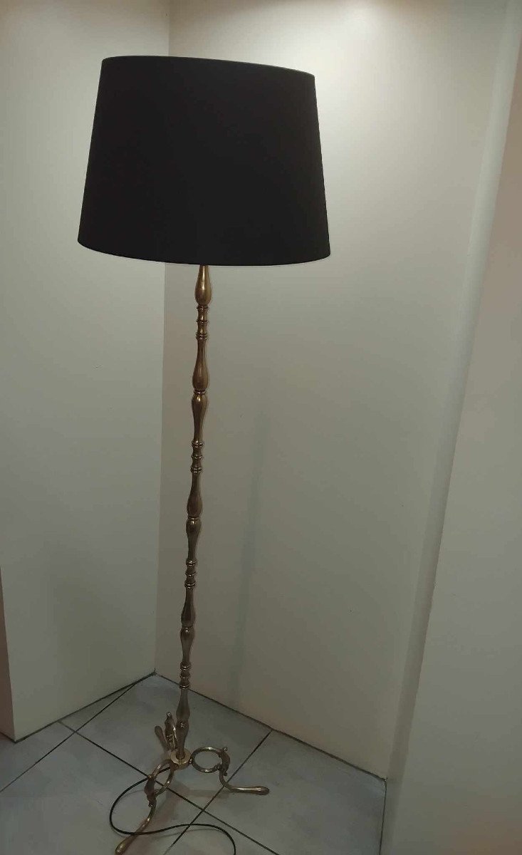 Bronze Floor Lamp From The 50s/60s-photo-2