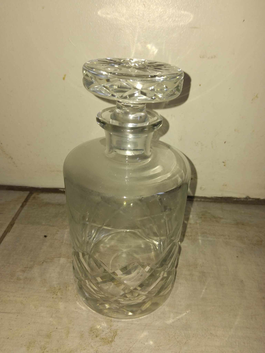 Carafe à Whisky En Cristal Taillé