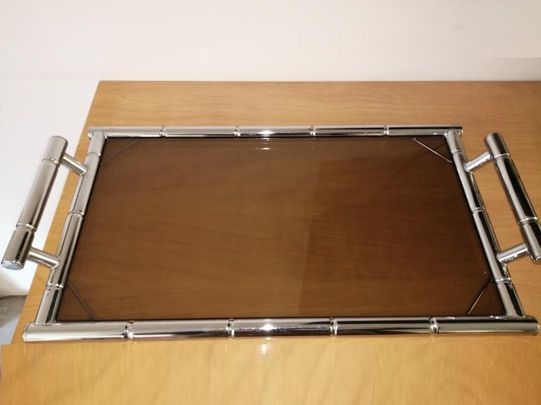 Jacques Adnet, Large Service Tray 1970s