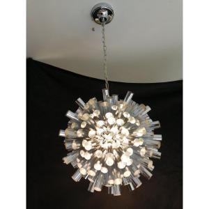 Large 70s Italian Design Chandelier.