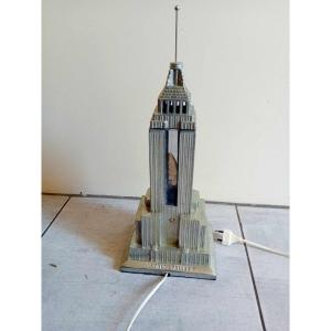 Empire State Building Lamp In Cast Aluminum