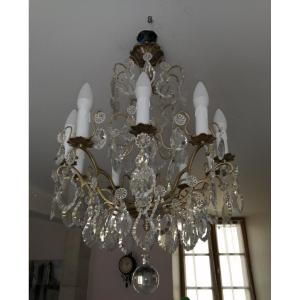 Proantic: Grande Lampe De Salon Sur Colonne