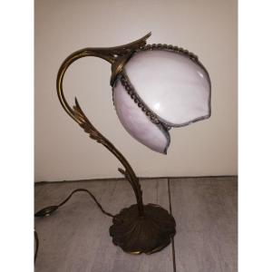 Lampe Art Nouveau 1900 Nénuphar