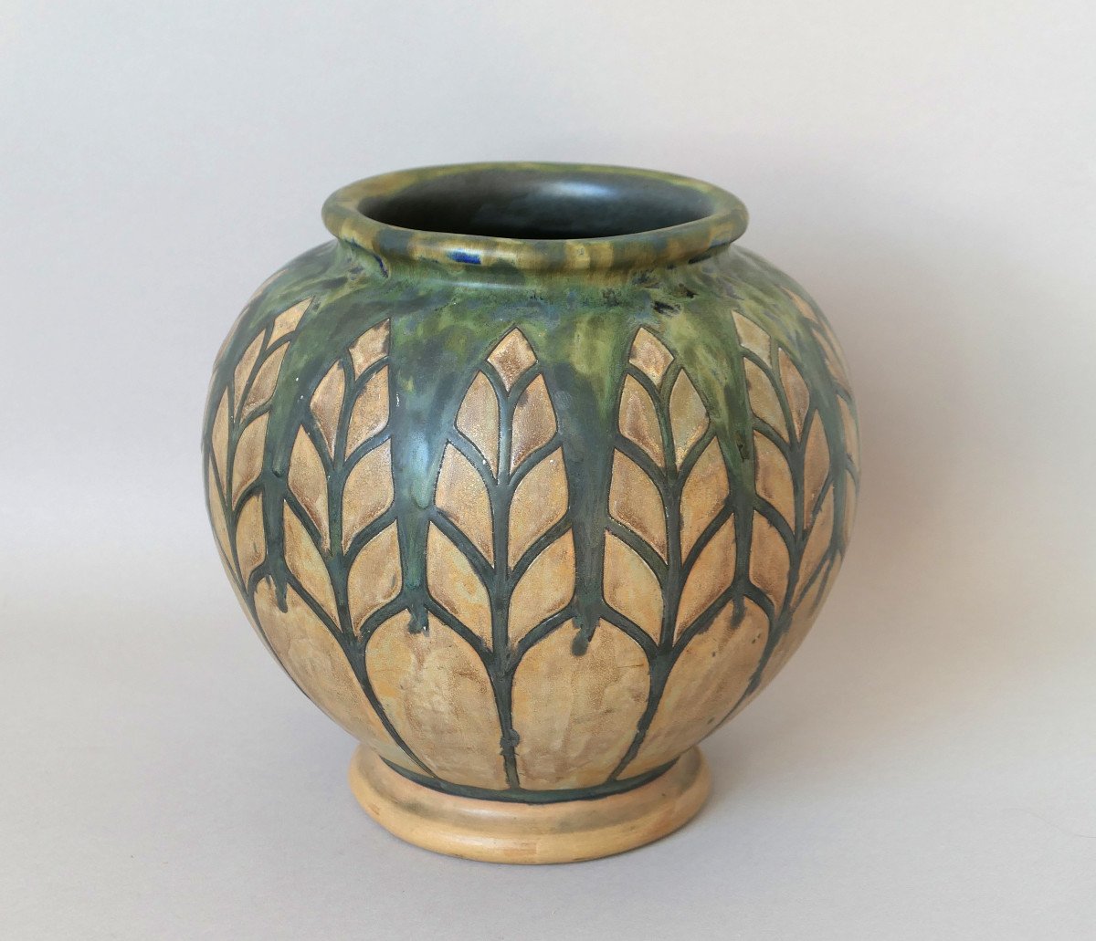 C. Catteau - Africanist Vase -  Stoneware - Decor D1120