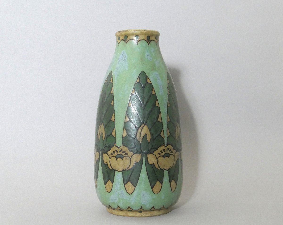 C. Catteau - Sandstone Vase - Decor D669-photo-2