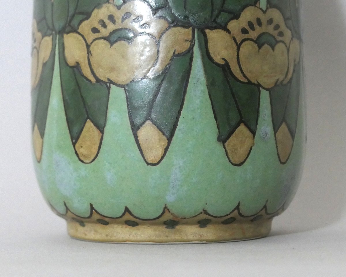 C. Catteau - Vase En Grès - Décor D669-photo-4