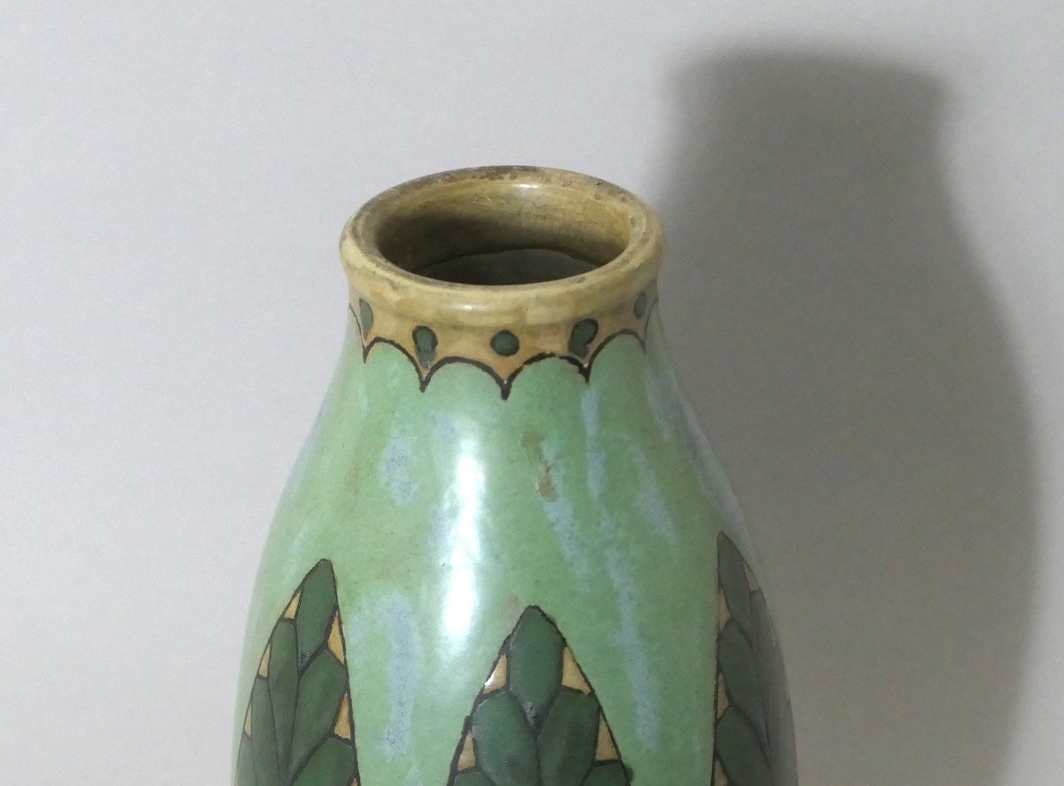 C. Catteau - Sandstone Vase - Decor D669-photo-2