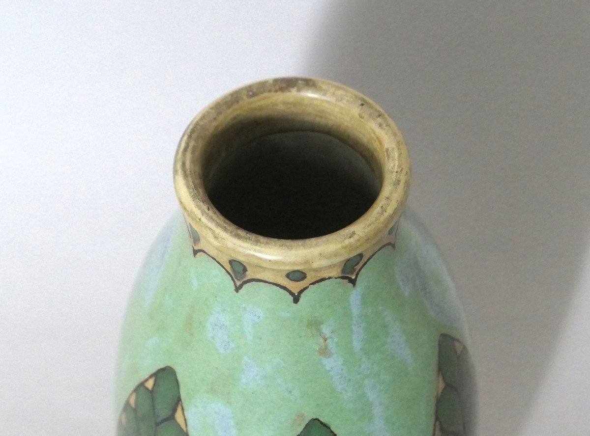 C. Catteau - Sandstone Vase - Decor D669-photo-3