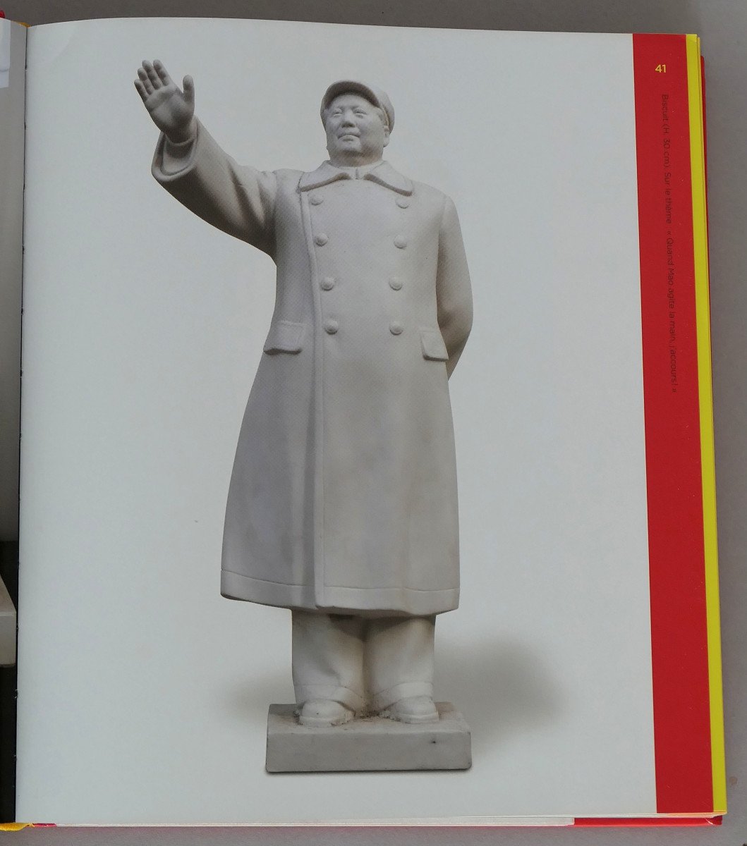 Mao - Grande Sculpture En Biscuit-photo-5