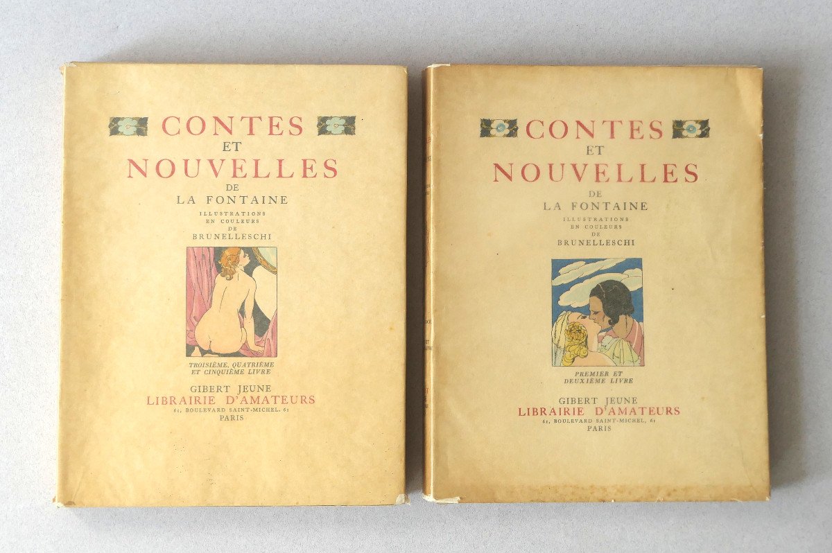 La Fontaine - "contes Et Nouvelles" - Illustrated Edition - Numbered-photo-2