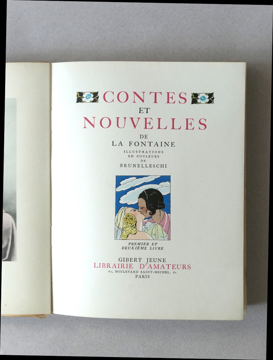 La Fontaine - "contes Et Nouvelles" - Illustrated Edition - Numbered