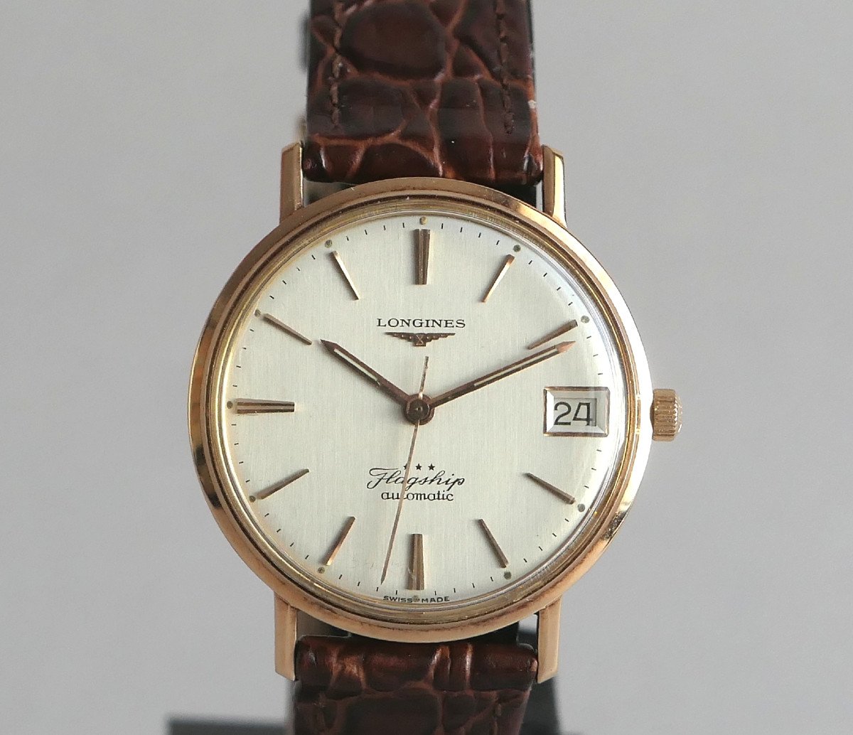 Longines Flagship Automatic - 18k Yellow Gold - 35mm - Nos