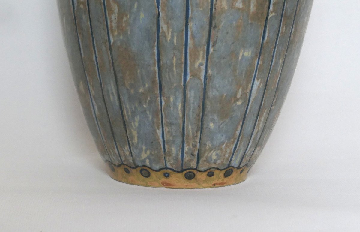 Keramis - Vase En Grès 1920-photo-3