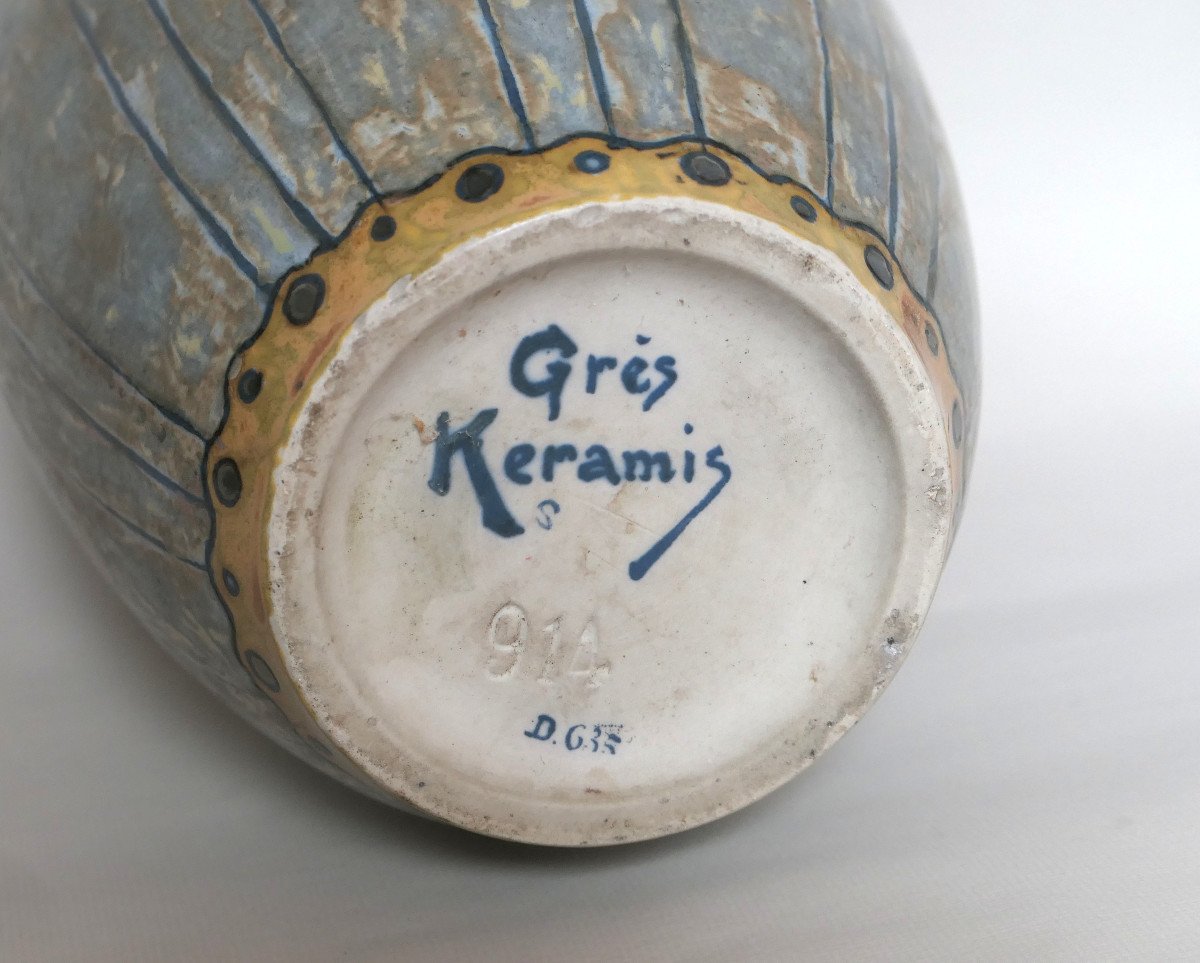 Keramis - Vase En Grès 1920-photo-2