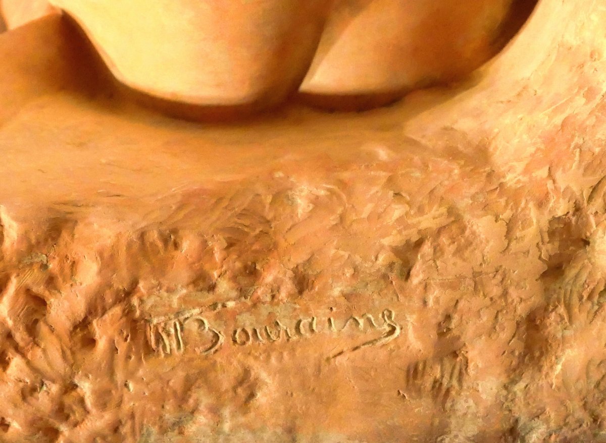 Marcel Bouraine - Nude In Terracotta-photo-3