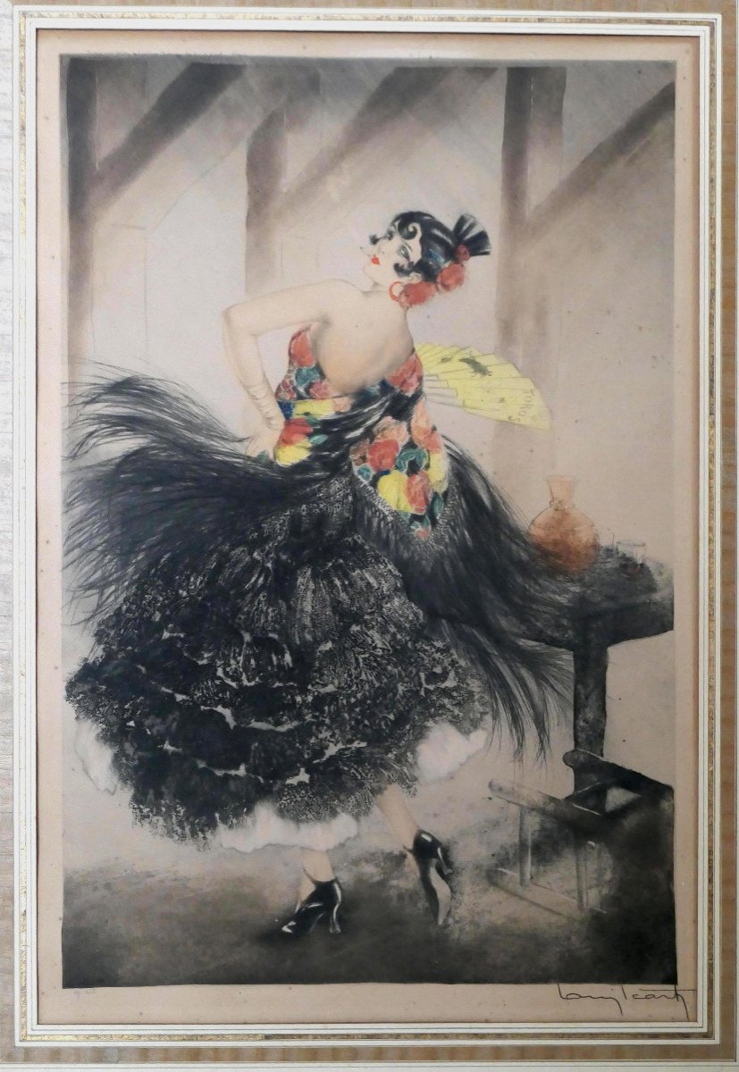 Louis Icart - Etching With Aquatint "carmen"