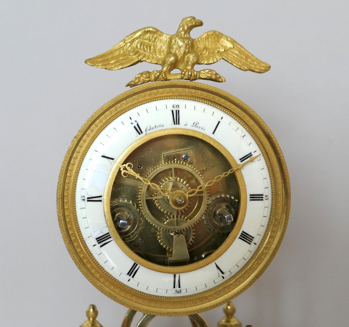 Skeleton Clock "gautrin In Paris"-photo-4