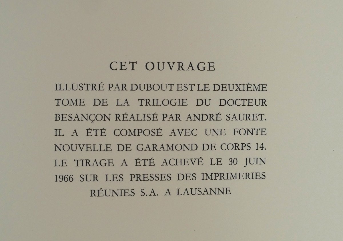 Dr Besançon « la Trilogie » - Illustré Par Dubout (3 Volumes)-photo-2