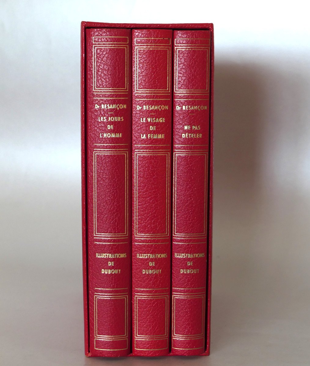 Dr Besançon « la Trilogie » - Illustré Par Dubout (3 Volumes)