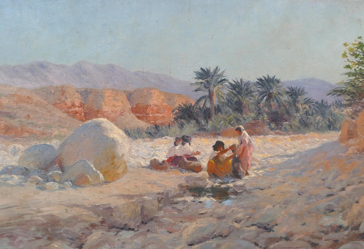 A. Gadan - Animated Orientalist Landscape (algeria)-photo-3