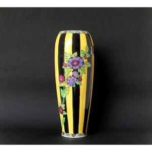 C. Catteau - Vase Aux Dahlias - 44 cm