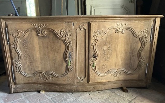 Furniture 2 Bodies Of Woodwork, Regency 18th Century, In Oak-photo-3