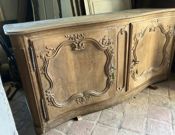 Furniture 2 Bodies Of Woodwork, Regency 18th Century, In Oak-photo-4