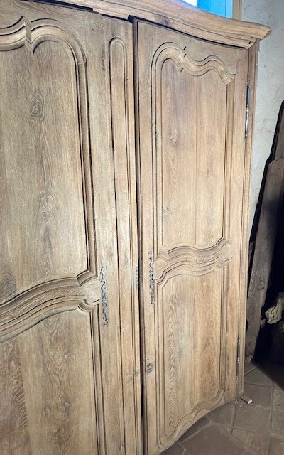 Furniture 2 Bodies Of Woodwork, Regency 18th Century, In Oak-photo-2