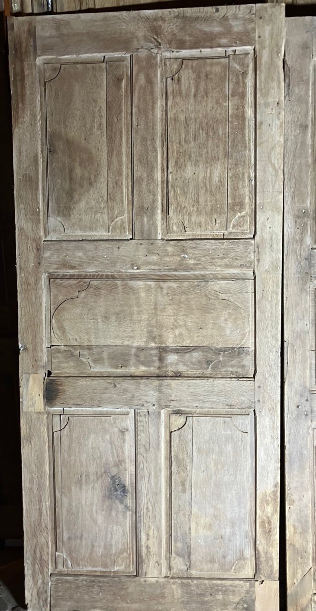 2 17th Or 18th Century Oak Woodwork Panels -photo-2