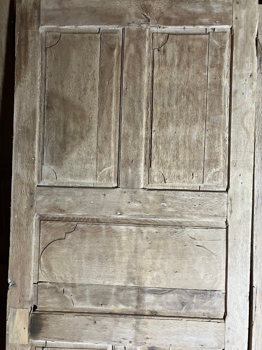 2 17th Or 18th Century Oak Woodwork Panels -photo-3