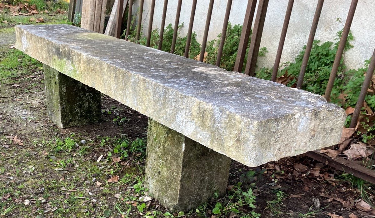 19th Century Stone Bench -photo-2